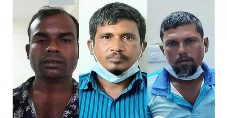 পিবিআইয়ের হাতে আটক গোপালগঞ্জের কাশিয়ানীতে ৬ বছরের শিশু সুমা হত্যাকাণ্ডের সাথে জড়িত মৃণাল শেখ, সামাদ শেখ ও হাসিব শেখ