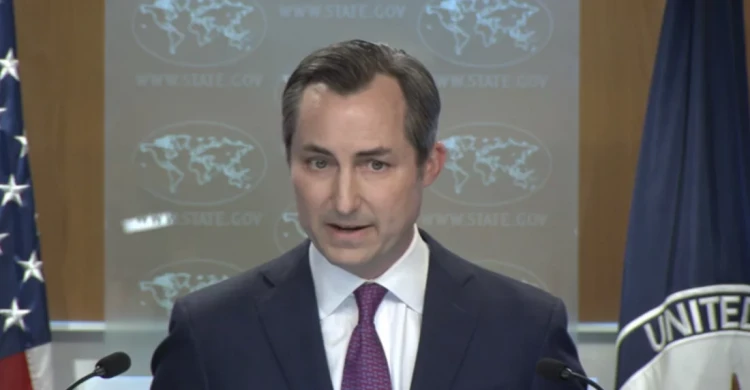 মার্কিন পররাষ্ট্র দপ্তরের মুখপাত্র ম্যাথিউ মিলার। ছবি: সংগৃহীত